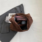 Hobo Bag | Large | Microfiber Suede | Tote Bag | Shoulder Bag-Myra Lina