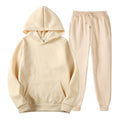 Hoodie and Jogger Set | Pullover | Drawstring | Sweat Set | Women's Jogger Set-Myra Lina