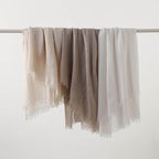 Linen Scarf | Lightweight | Soft | Spring Scarf | Women's Scarf-Myra Lina