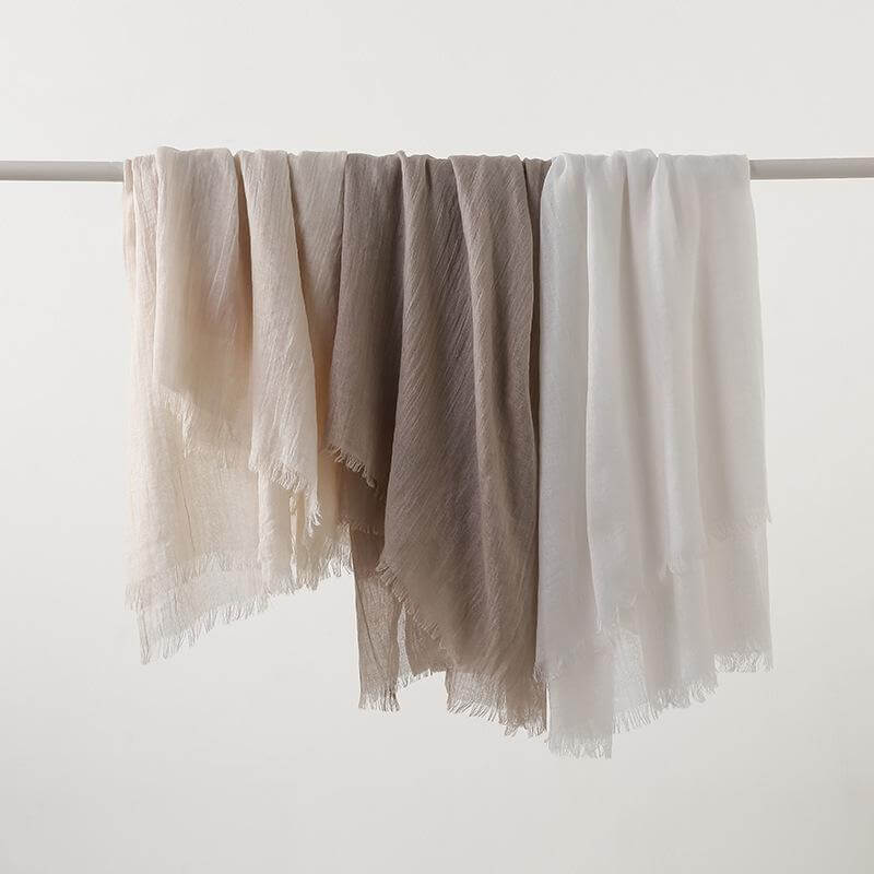Linen Scarf | Lightweight | Soft | Spring Scarf | Women's Scarf-Myra Lina