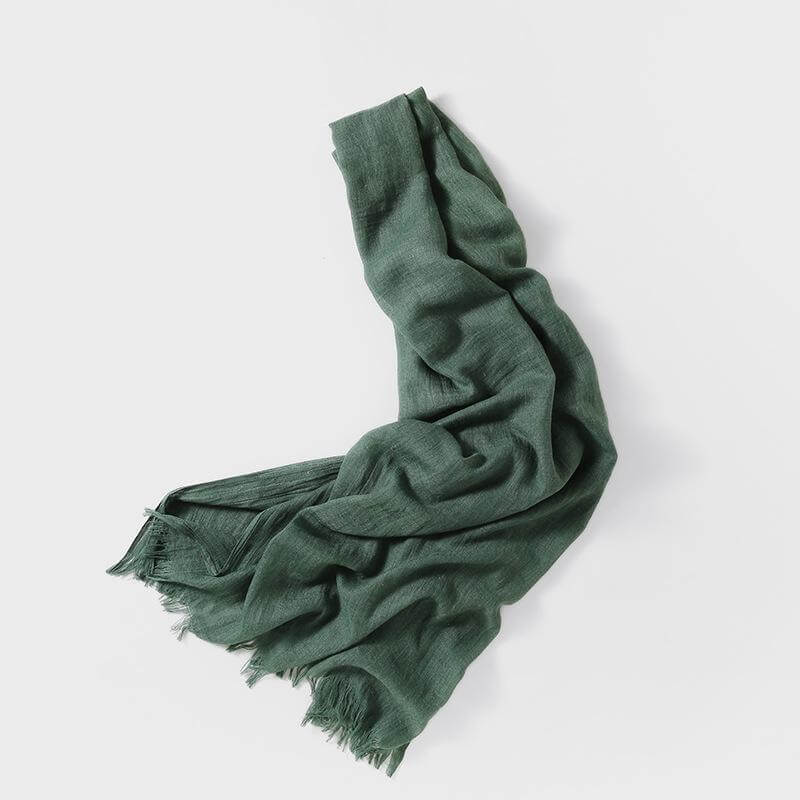 Linen Scarf | Lightweight | Soft | Spring Scarf | Women's Scarf-Myra Lina