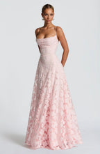Maxi Dress | Floral Thin Straps Wedding Guest Occasion-Myra Lina