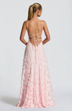 Maxi Dress | Floral Thin Straps Wedding Guest Occasion-Myra Lina