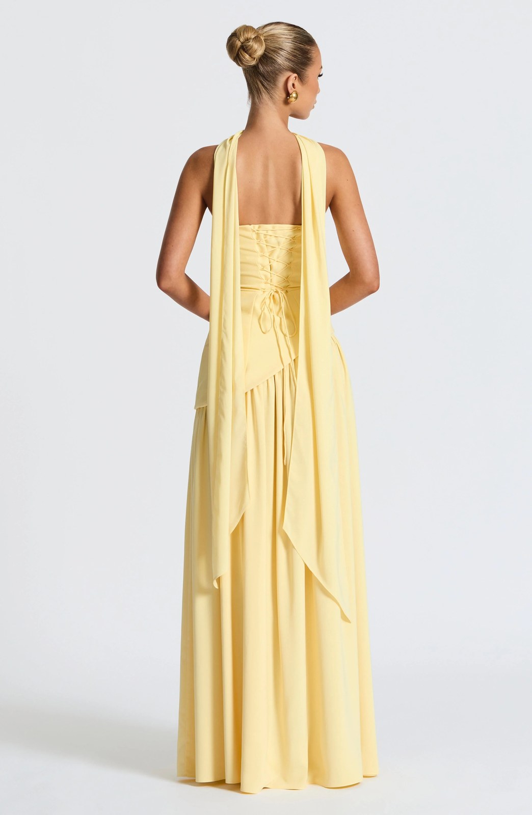 Maxi Dress | Strapless Corset High Slit Formal Wedding Guest-Myra Lina