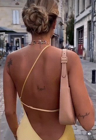 Midi Dress | Backless One Shoulder Slit | Wedding Guest-Myra Lina