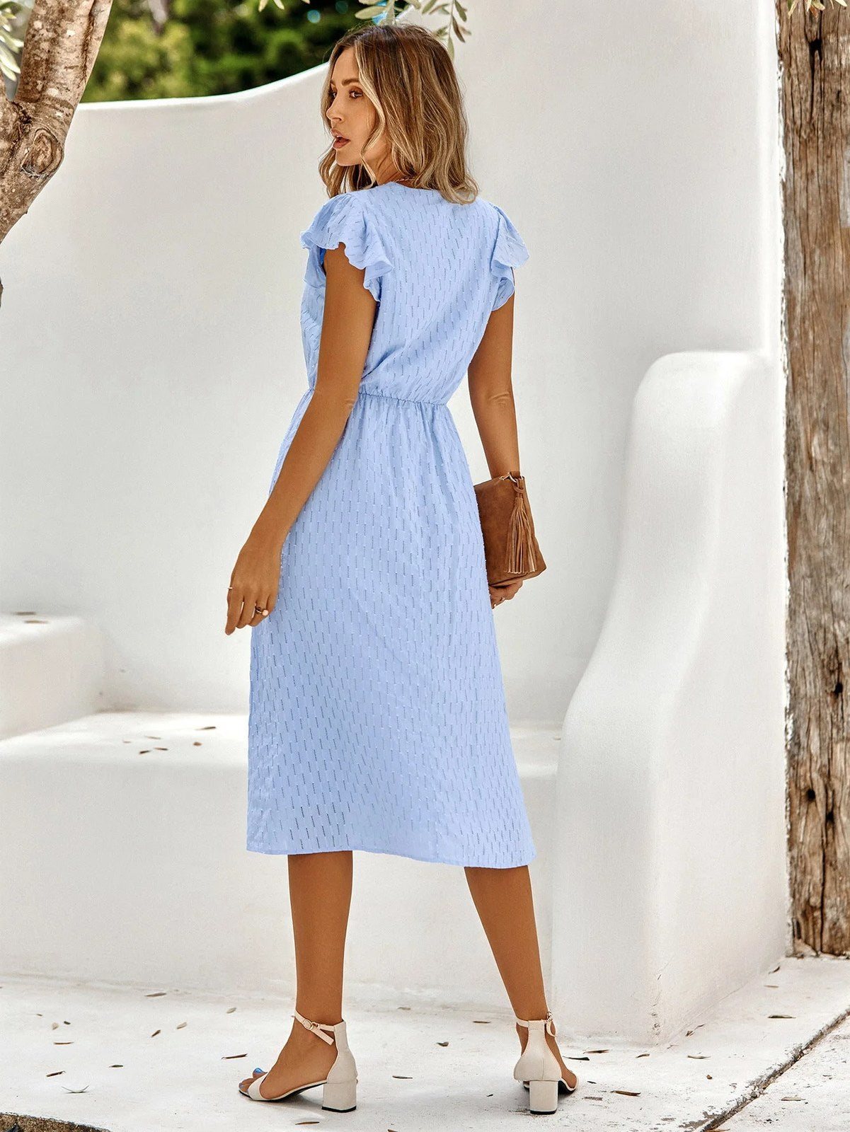 Midi Dress | Everyday Wear | Versatile Day Dress-Myra Lina