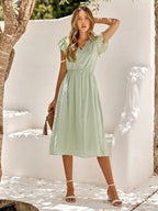 Midi Dress | Everyday Wear | Versatile Day Dress-Myra Lina