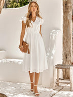 Midi Dress | Everyday Wear | Versatile Day Dress-Myra Lina