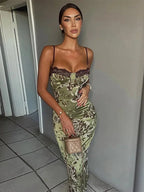 Midi Dress | Satin Floral Corset | Strapless Formal Wedding-Myra Lina