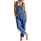 Overalls | Adjustable Straps | Loose Fit | Denim Overalls | Women's Overalls-Myra Lina