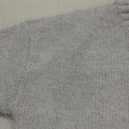 Oversized Sweater – Light Grey Loose-Fit Chunky Knit Sweater for Women-Myra Lina