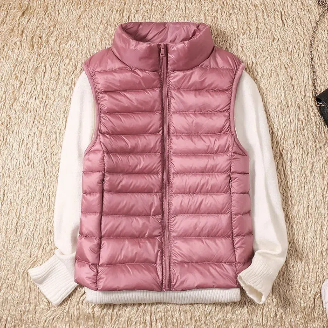Puffer Gilet | Padded | Body Warmer | Down Vest | Women's Vest-Myra Lina