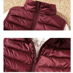 Puffer Gilet | Padded | Body Warmer | Down Vest | Women's Vest-Myra Lina