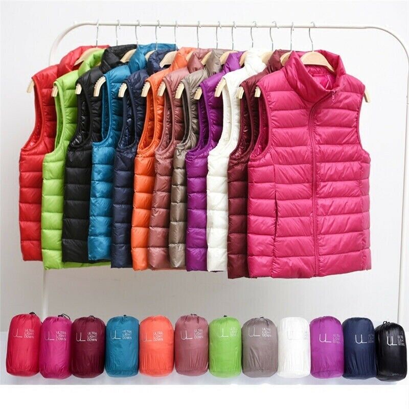 Puffer Gilet | Padded | Body Warmer | Down Vest | Women's Vest-Myra Lina