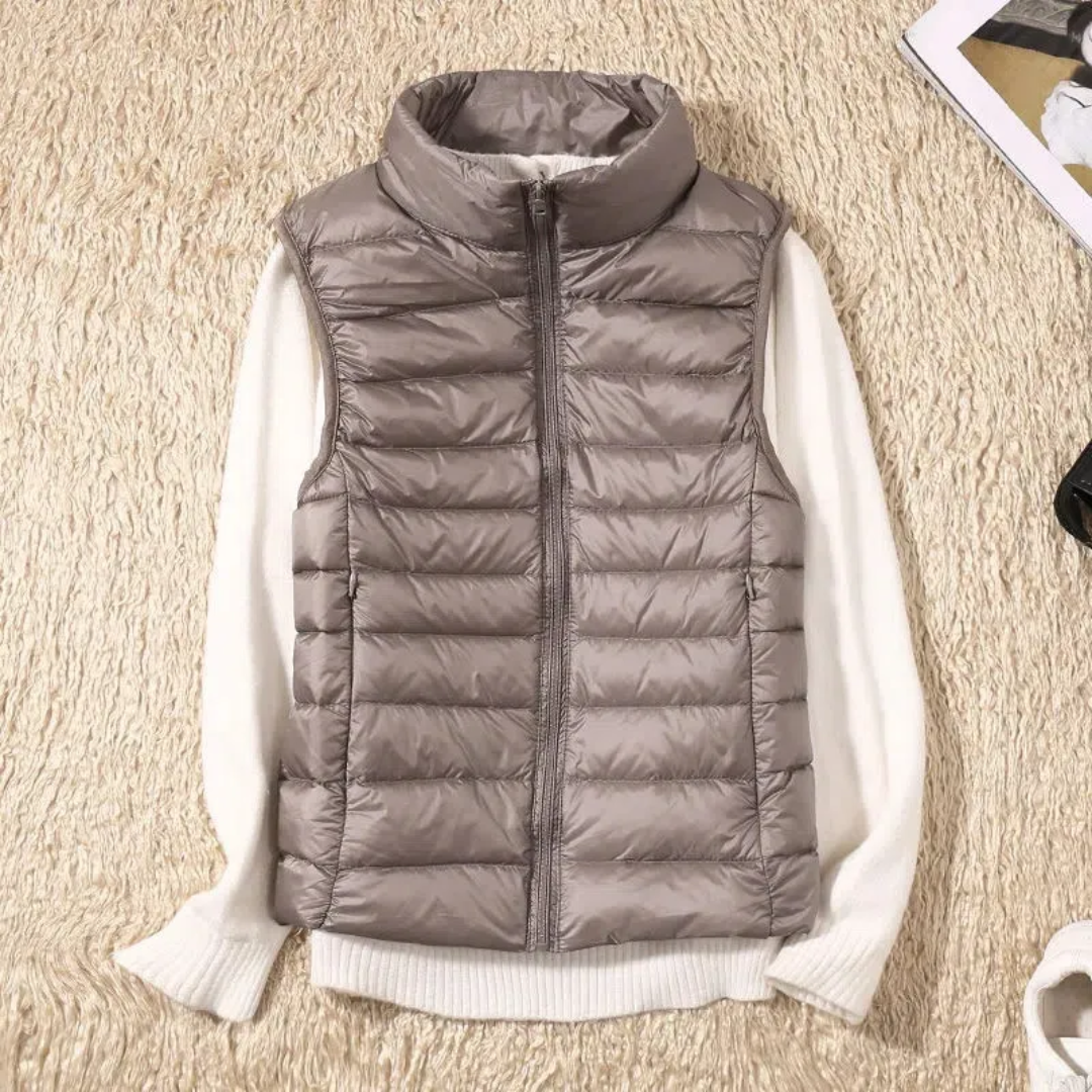 Puffer Gilet | Padded | Body Warmer | Down Vest | Women's Vest-Myra Lina