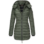 Puffer Jacket – Warm – Hooded – Down Jacket – Women's Winter Jacket-Myra Lina