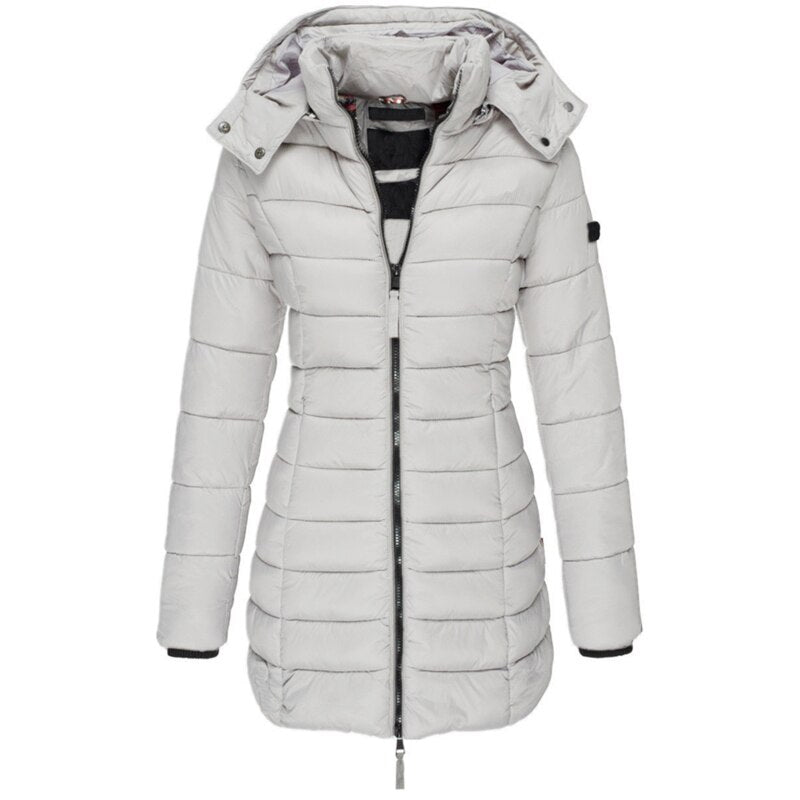 Puffer Jacket – Warm – Hooded – Down Jacket – Women's Winter Jacket-Myra Lina
