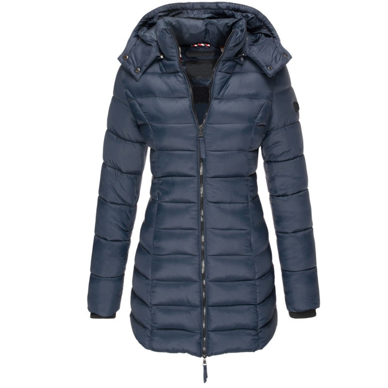 Puffer Jacket – Warm – Hooded – Down Jacket – Women's Winter Jacket-Myra Lina