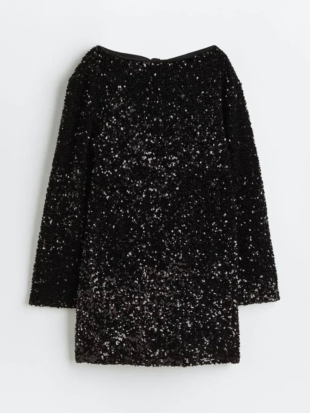 Sequin Dress – Long Sleeve Sparkling Mini Dress for Women's Party Wear-Myra Lina