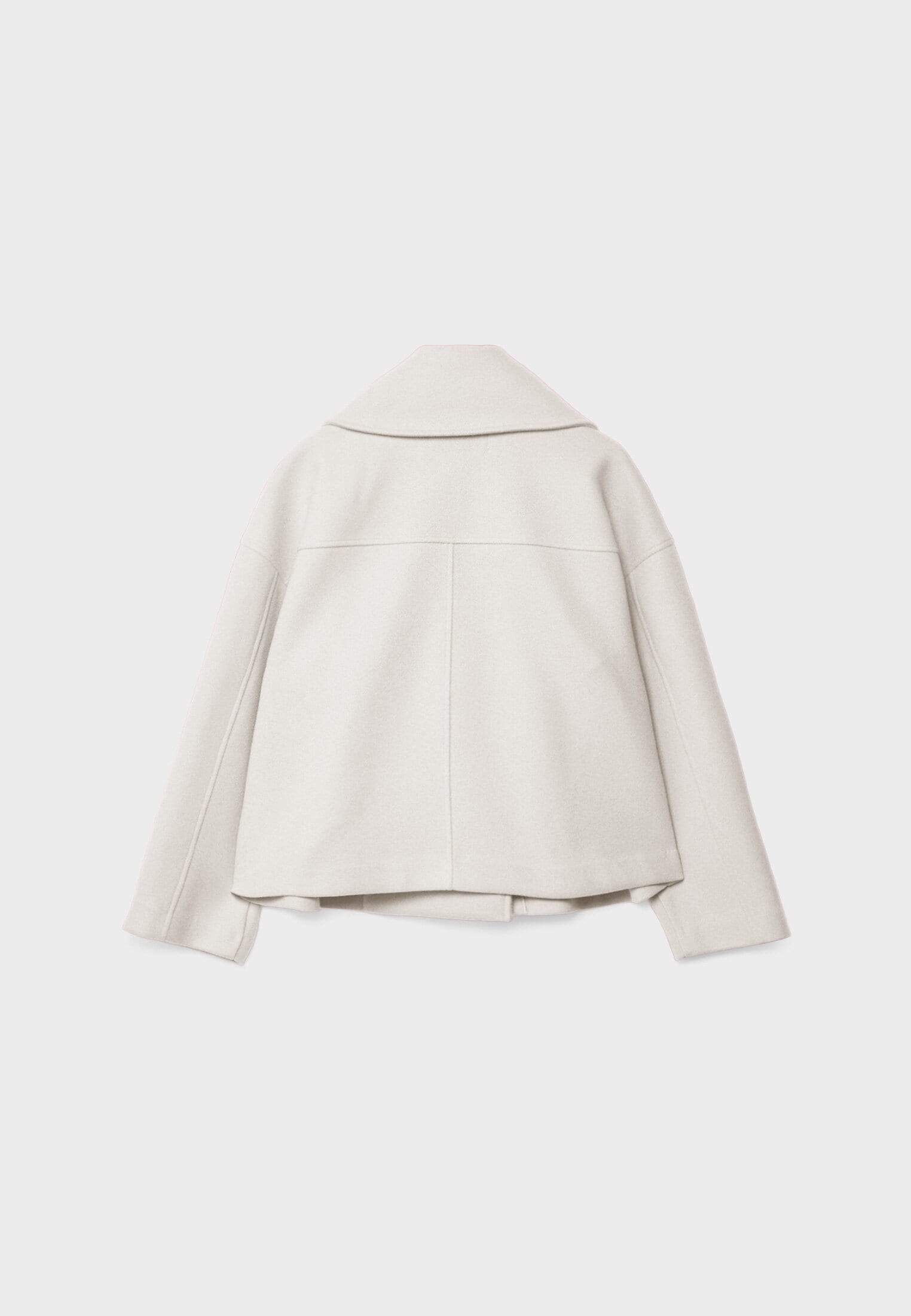 Short Trench Coat – Double-Breasted Short Trench Jacket with Loose Fit for Women-Myra Lina