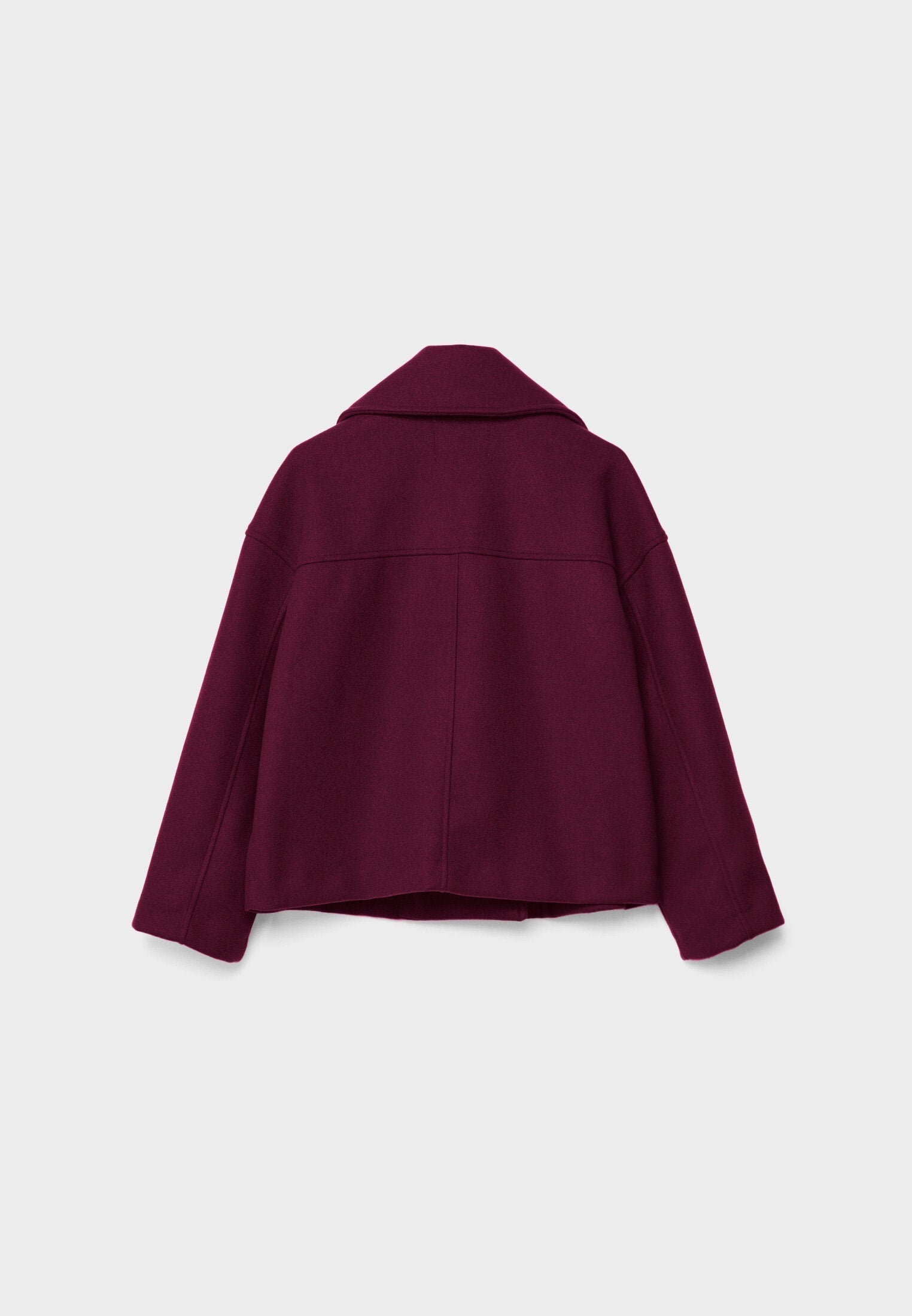 Short Trench Coat – Double-Breasted Short Trench Jacket with Loose Fit for Women-Myra Lina
