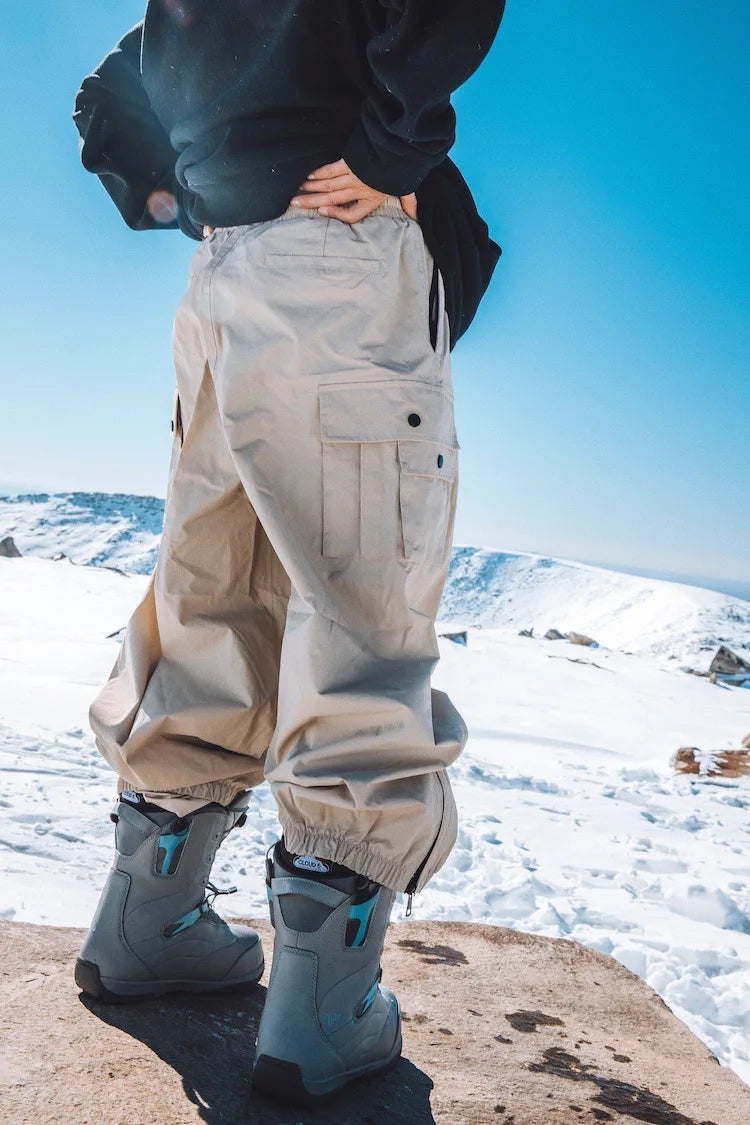 Snow Pants | Baggy | Loose Fit | Cargo Pants | Women's Ski Pants-Myra Lina