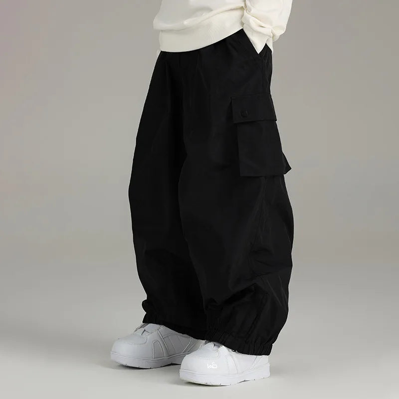 Snow Pants | Baggy | Loose Fit | Cargo Pants | Women's Ski Pants-Myra Lina