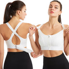 Sports Bra | Front Closure | Adjustable | Front Zip | Sports Bra-Myra Lina