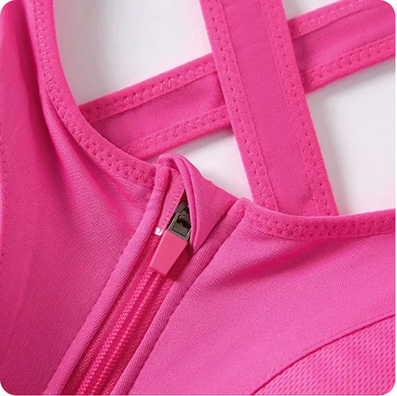 Sports Bra | Front Closure | Adjustable | Front Zip | Sports Bra-Myra Lina