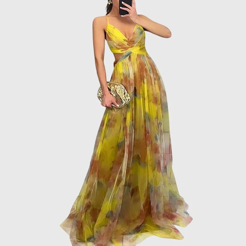 Summer Floral Maxi Dress | Five Colourways-Myra Lina