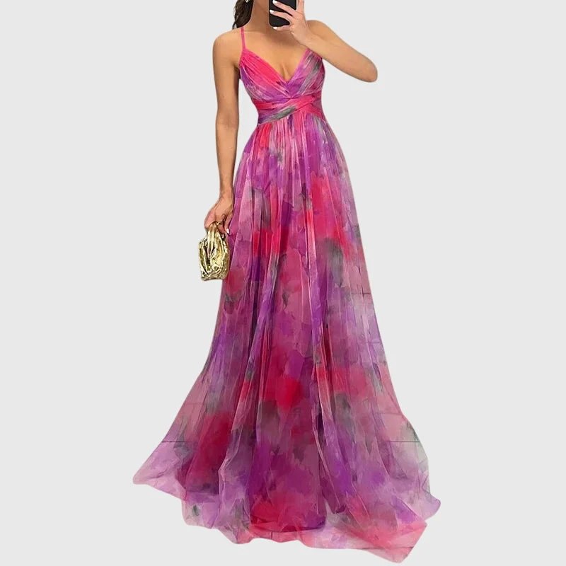 Summer Floral Maxi Dress | Five Colourways-Myra Lina
