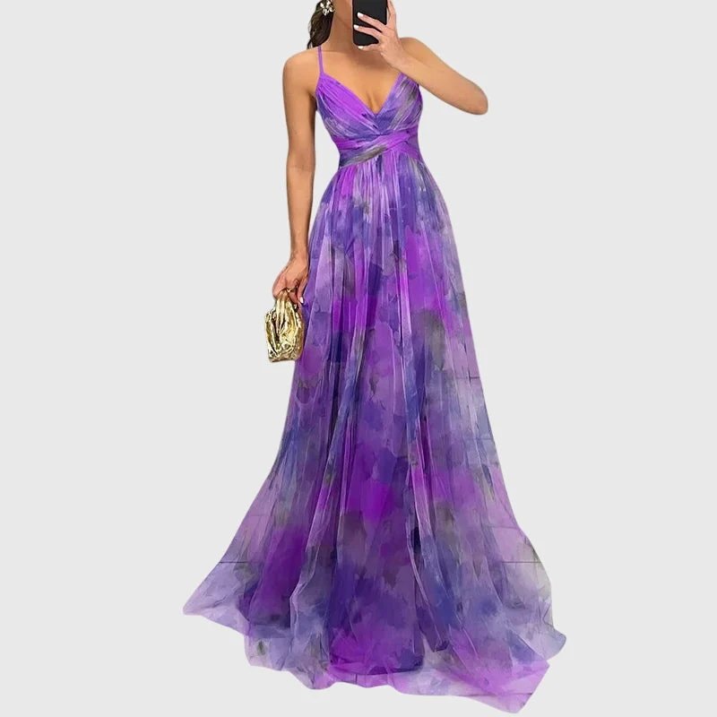 Summer Floral Maxi Dress | Five Colourways-Myra Lina