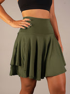 Tennis Skirt | High Waist | Pleated | Tennis Skort | Sports Skirt-Myra Lina