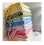 Thick Scarf – Thick Wool Cashmere-Style Scarf for Women for Winter-Myra Lina