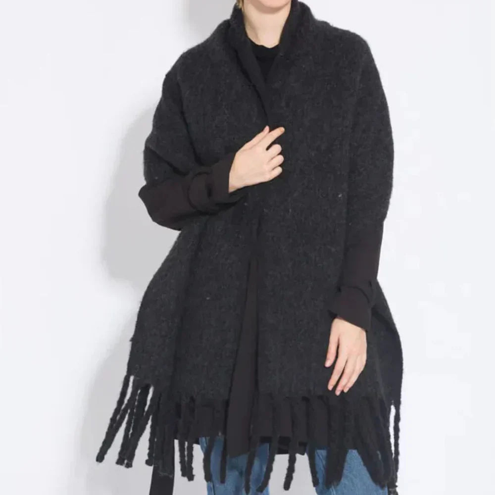 Thick Scarf – Thick Wool Cashmere-Style Scarf for Women for Winter-Myra Lina