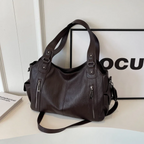 Tote Bag – Vegan Faux Leather – Everyday Use – Shoulder Bag-Myra Lina