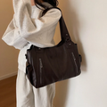 Tote Bag – Vegan Faux Leather – Everyday Use – Shoulder Bag-Myra Lina