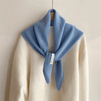 Triangle Knit Scarf | Small | Warm | Triangle Scarf | Women's Scarf-Myra Lina