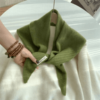 Triangle Knit Scarf | Small | Warm | Triangle Scarf | Women's Scarf-Myra Lina
