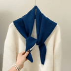 Triangle Knit Scarf | Small | Warm | Triangle Scarf | Women's Scarf-Myra Lina