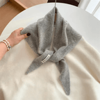 Triangle Knit Scarf | Small | Warm | Triangle Scarf | Women's Scarf-Myra Lina