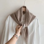 Triangle Knit Scarf | Small | Warm | Triangle Scarf | Women's Scarf-Myra Lina