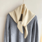 Triangle Knit Scarf | Small | Warm | Triangle Scarf | Women's Scarf-Myra Lina