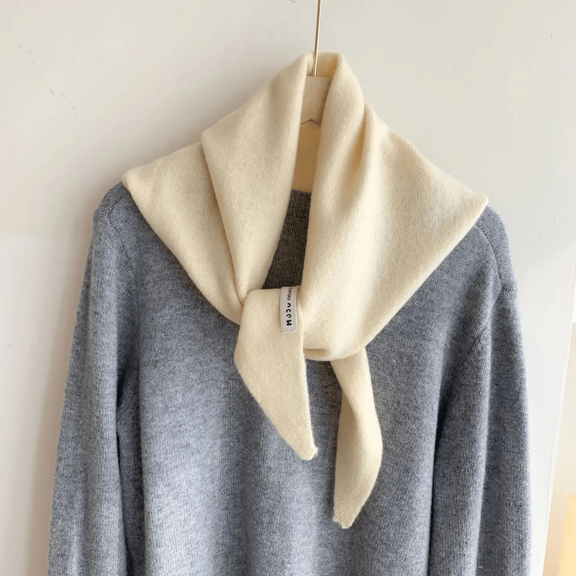 Triangle Knit Scarf | Small | Warm | Triangle Scarf | Women's Scarf-Myra Lina