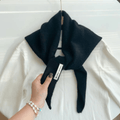 Triangle Knit Scarf | Small | Warm | Triangle Scarf | Women's Scarf-Myra Lina