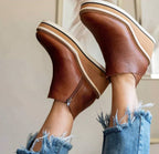 Wedge Ankle Boots – Orthopedic – Platform – Ankle Boots – Women's Boots-Myra Lina