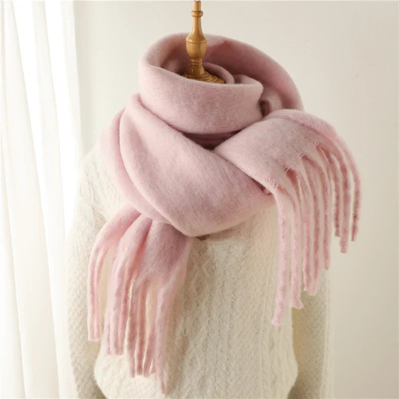 Winter Scarf – Warm – Large – Chunky Scarf – Women's Scarf-Myra Lina