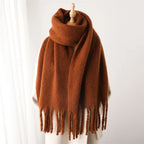 Winter Scarf – Warm – Large – Chunky Scarf – Women's Scarf-Myra Lina
