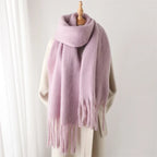 Winter Scarf – Warm – Large – Chunky Scarf – Women's Scarf-Myra Lina
