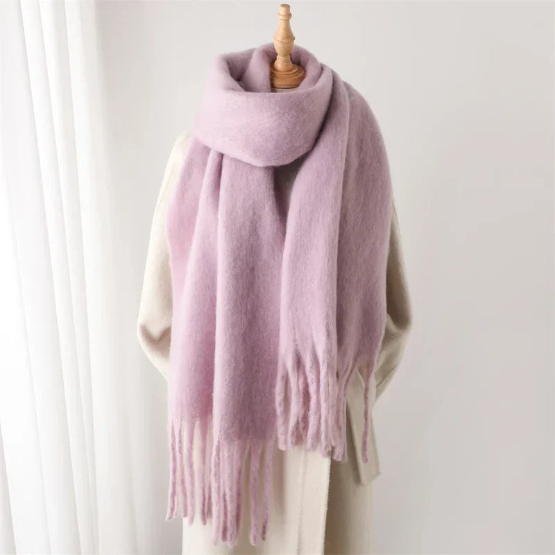 Winter Scarf – Warm – Large – Chunky Scarf – Women's Scarf-Myra Lina